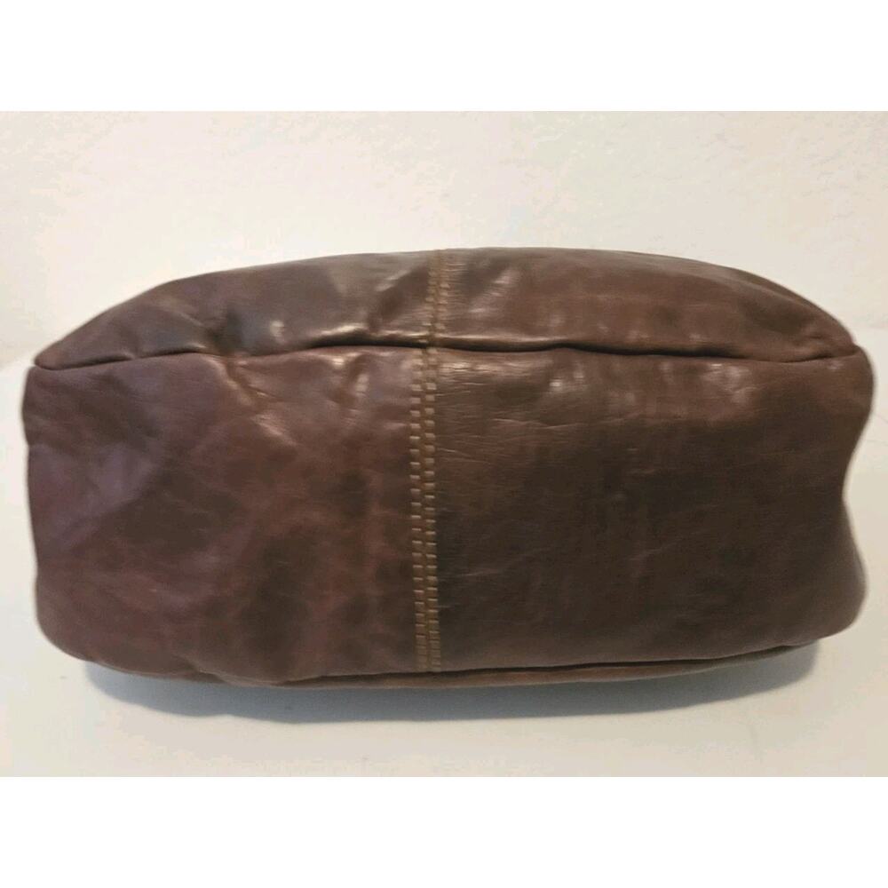 Jack Georges Genuine Leather Crossbody Bag flap-over design 11x9x4 - Picture 6 of 9